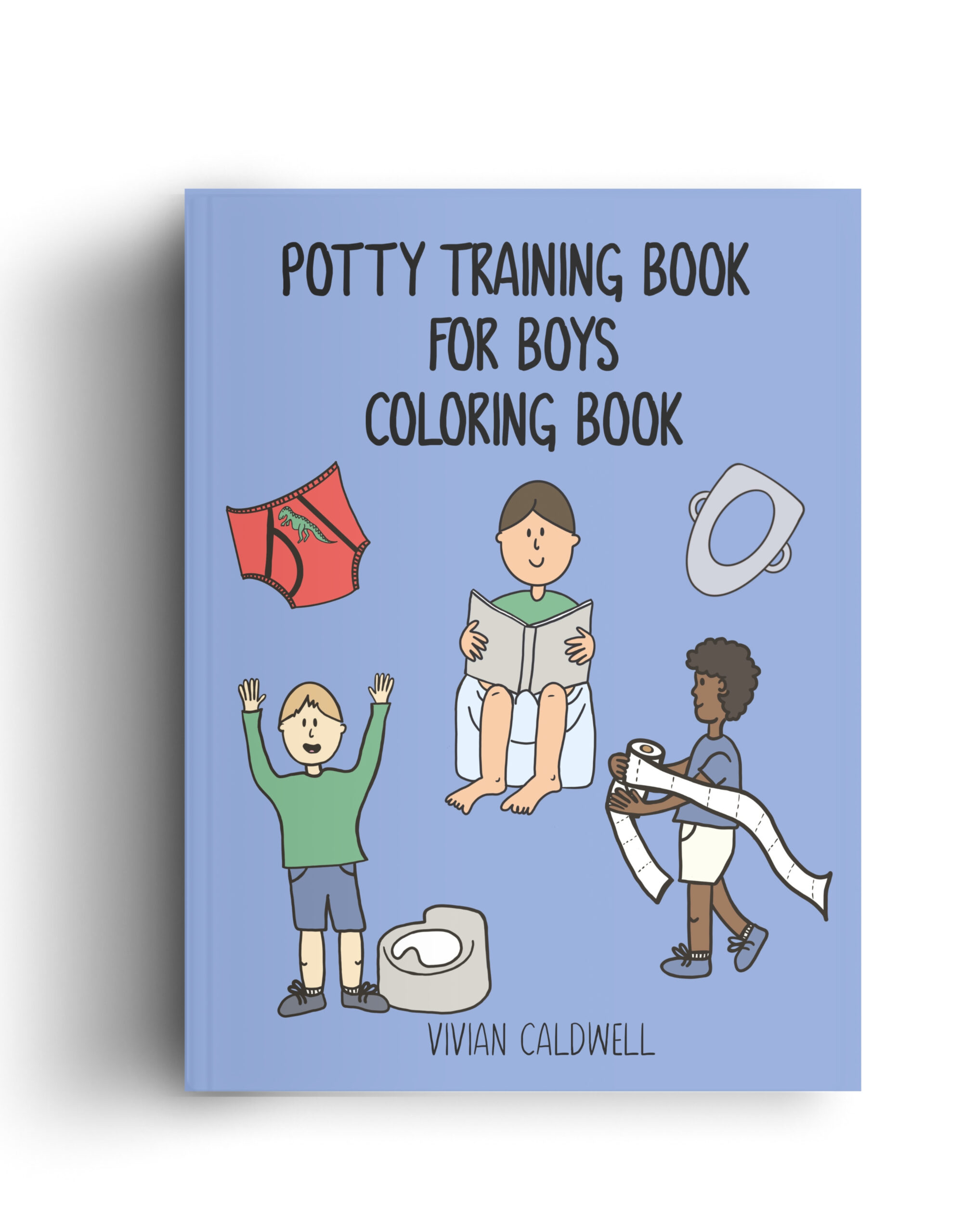 Potty Training Book For Boys Coloring Book